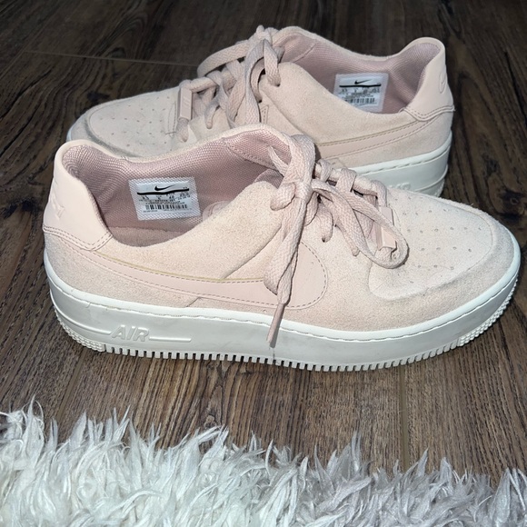 pale pink air force ones